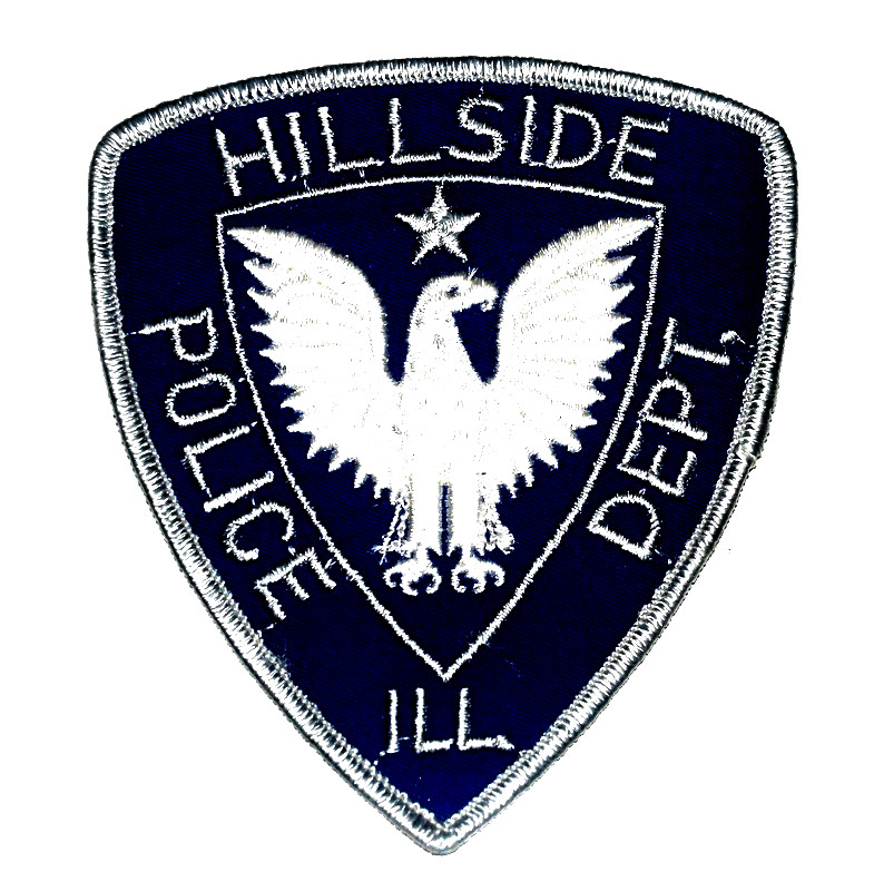 HILLSIDE ILLINOIS IL Police Patch STAR OVER SILVER EAGLE 2F