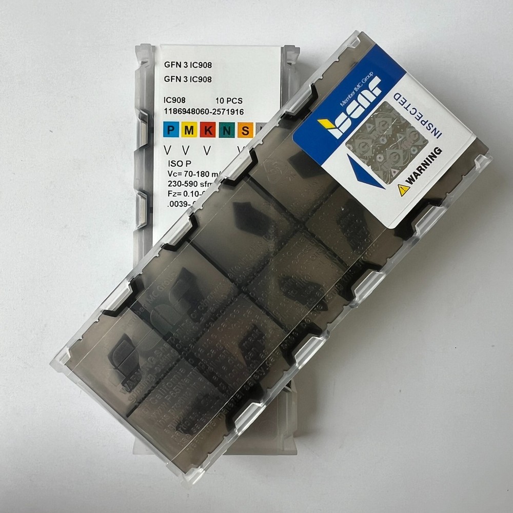 10Pcs/BOX Iscar GFN3 IC908