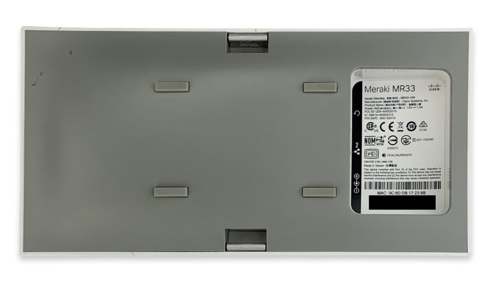 Cisco Meraki MR33 Cloud Managed Wireless Access Point - Unclaimed