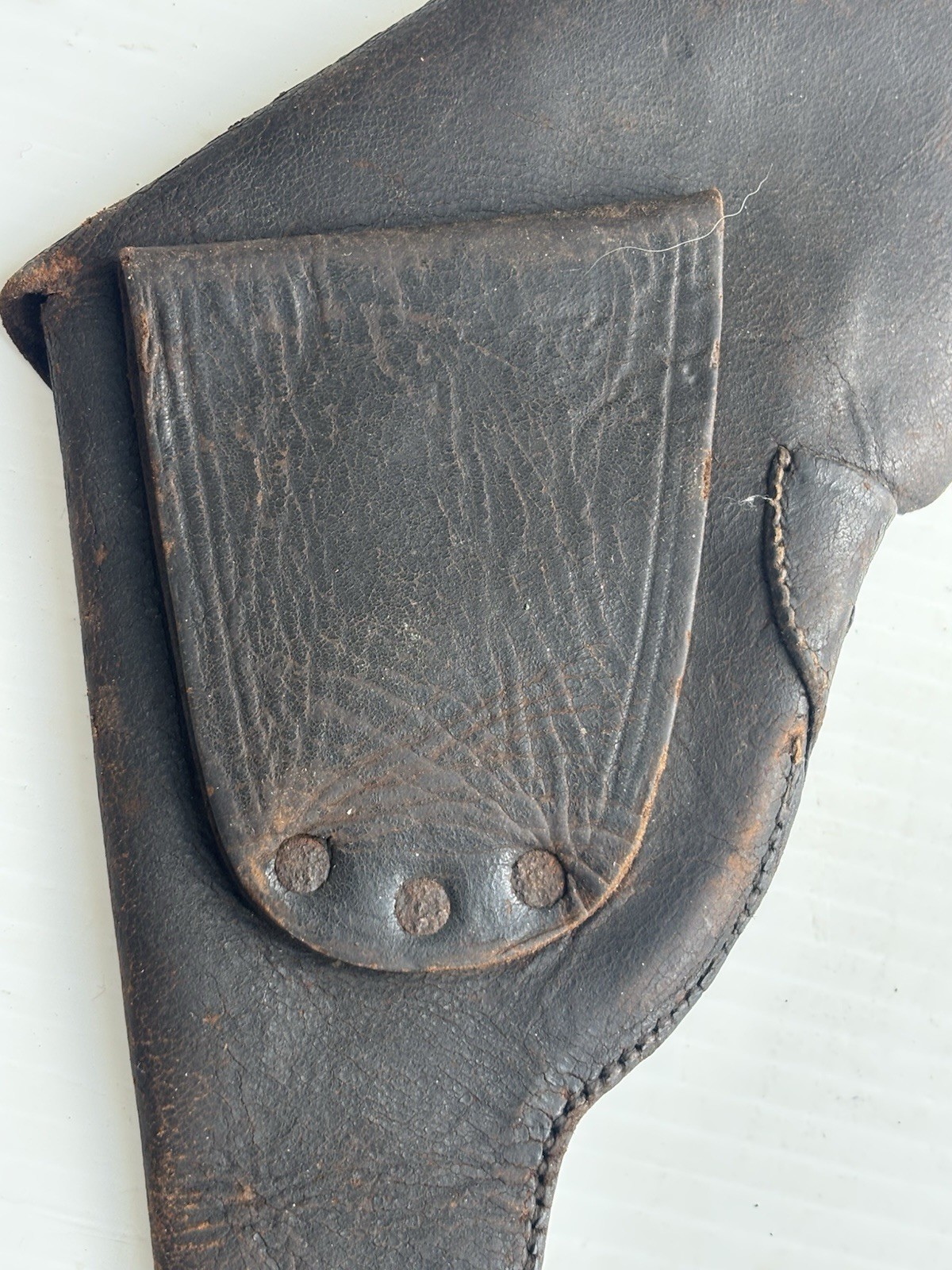 Rare Span Am USN embossed 38 revolver Holster