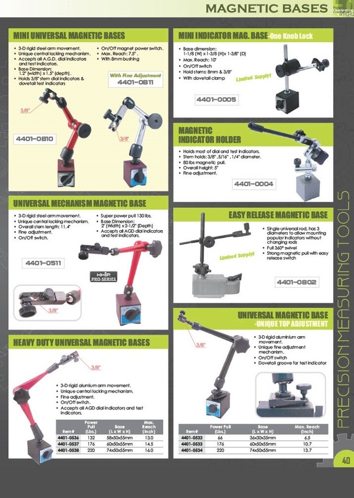 FLEXIBLE MAGNETIC BASE (4401-0002)