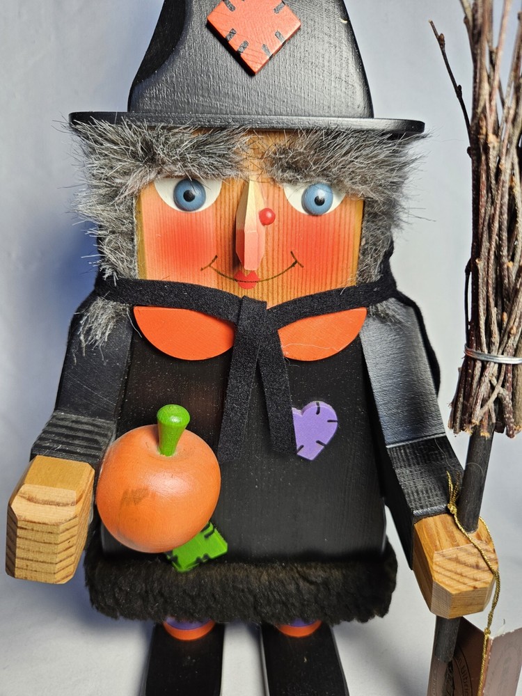 Holzkunst Christian Ulbricht Wicked Witch Nutcracker Germany 12.9"