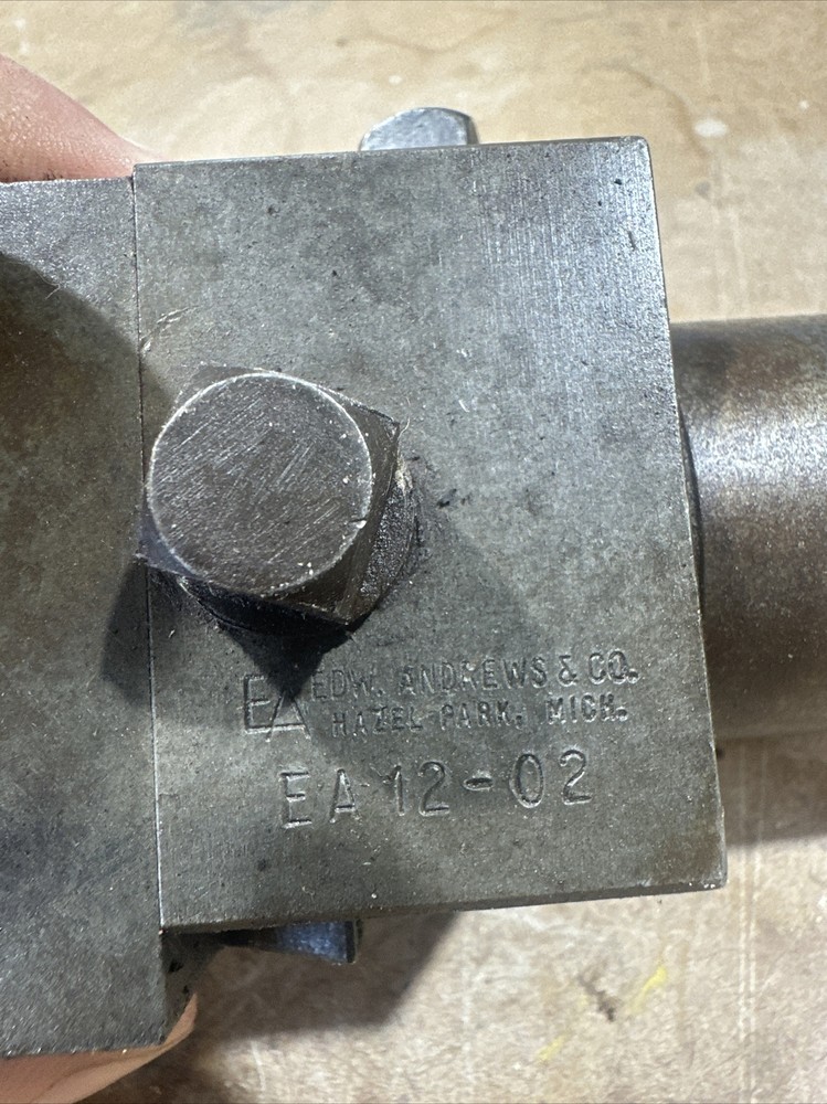 Boring head marked Ea12-02 Edw Andrea’s& Co