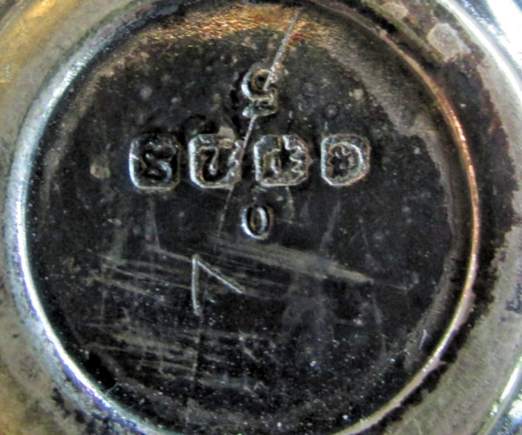 VTG Silver-Plated Cream Pitcher Lid Small Carafe Circular Base Hallmark Stamped