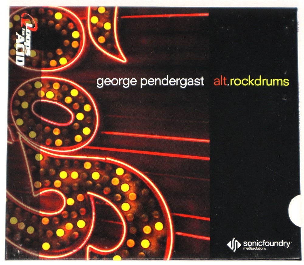 Sonic Foundry Alt.Rockdrums Loops For Acid Sample/Sound Library/Sampling CD