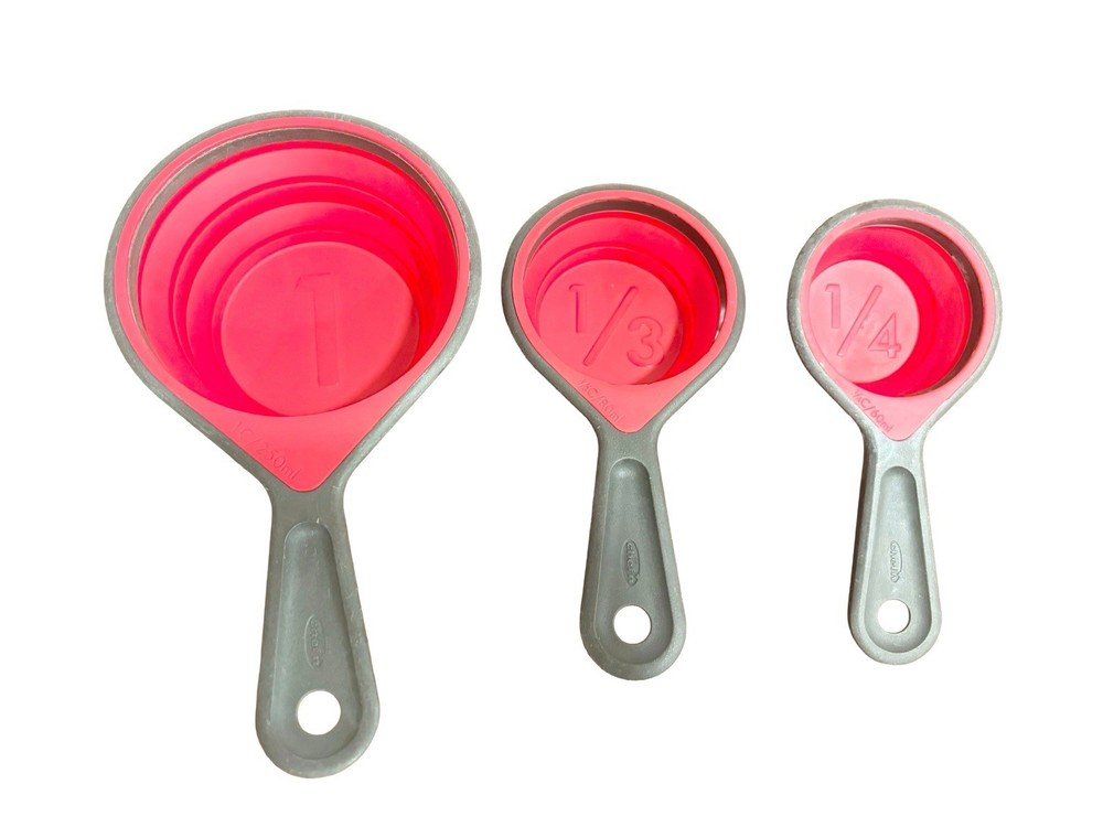 3-Piece Collapsible Silicone Measuring Cups