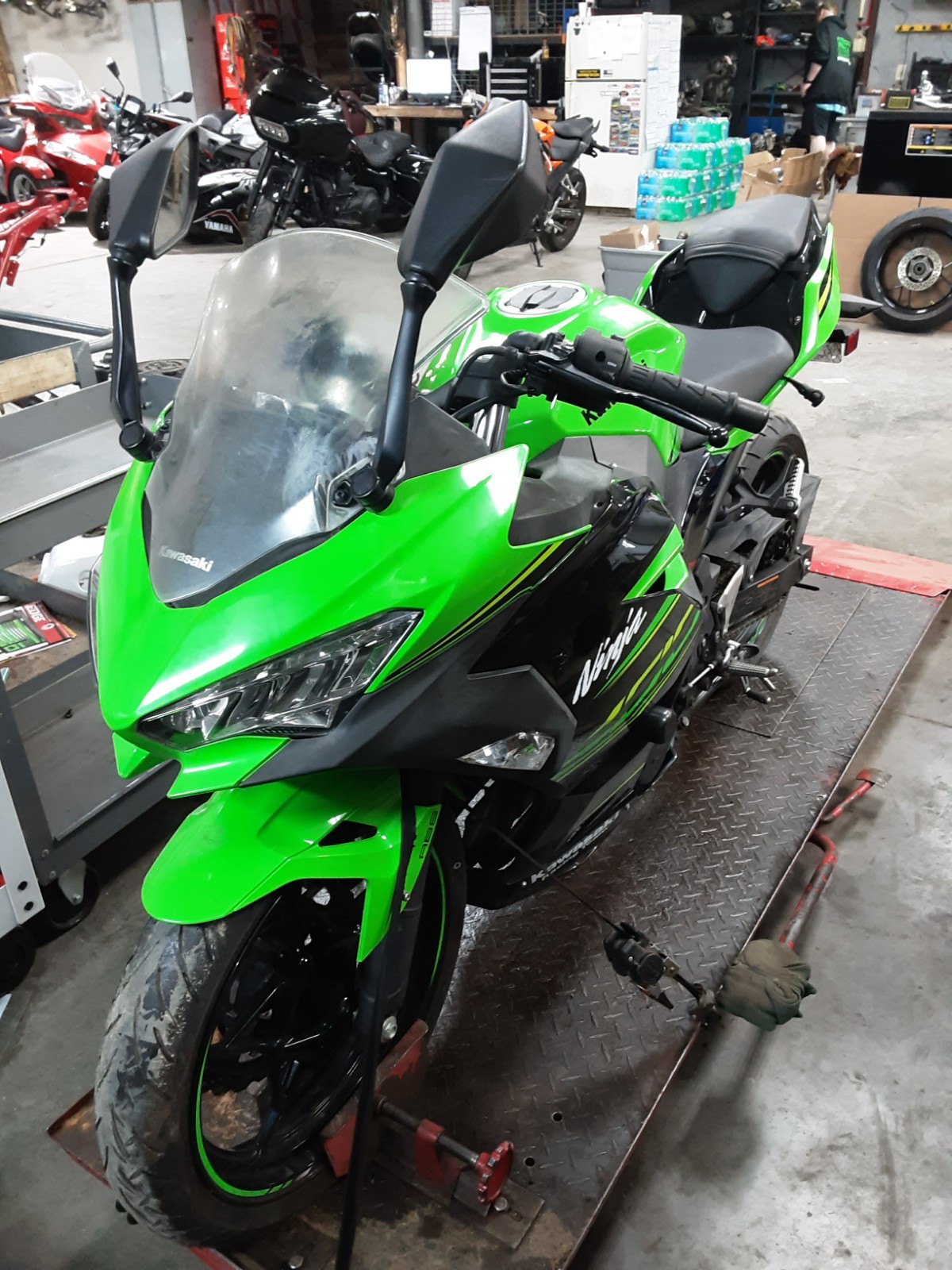 18-23 2018 KAWASAKI NINJA 400 EX400 LEFT CONTROL SWITCH TURN SIGNALS JR-712