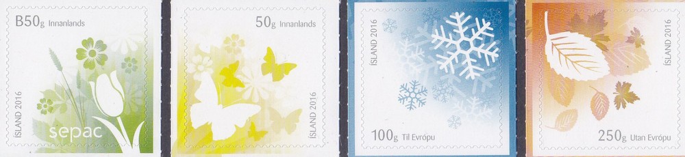 Iceland - 2016 (1425-1428) Mint never Hinged