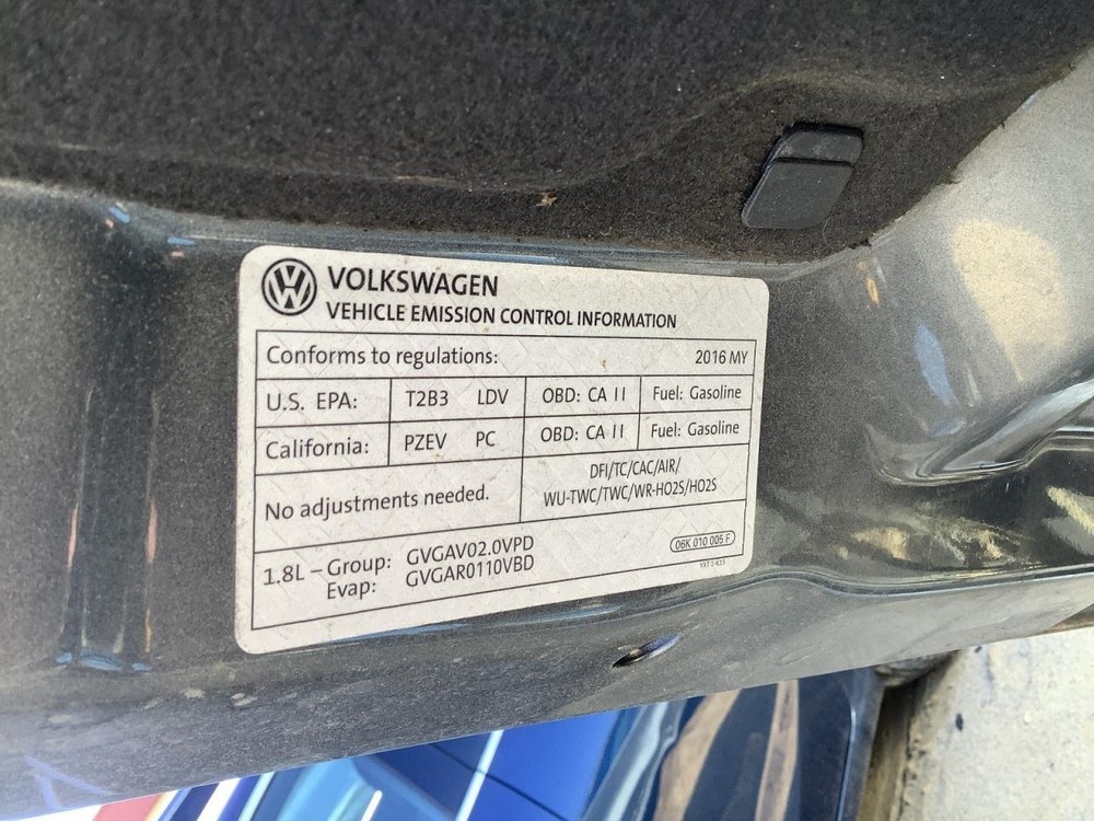 Console Front Floor Fits 12-18 JETTA 4978588