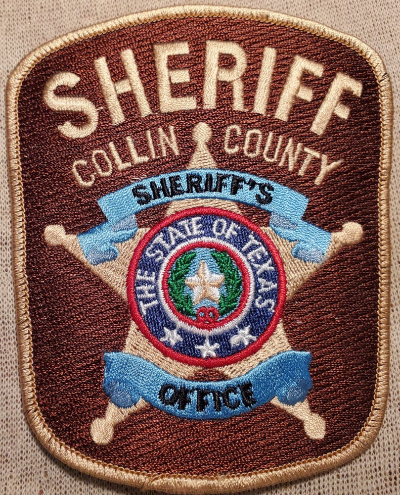 TX Collin County Texas Sheriff Shoulder Patch