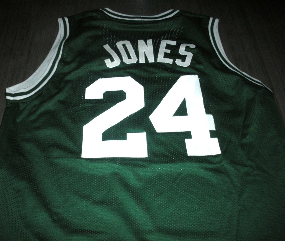 SAM JONES BOSTON CELTICS HOF READ BLANK CUSTOM JERSEY