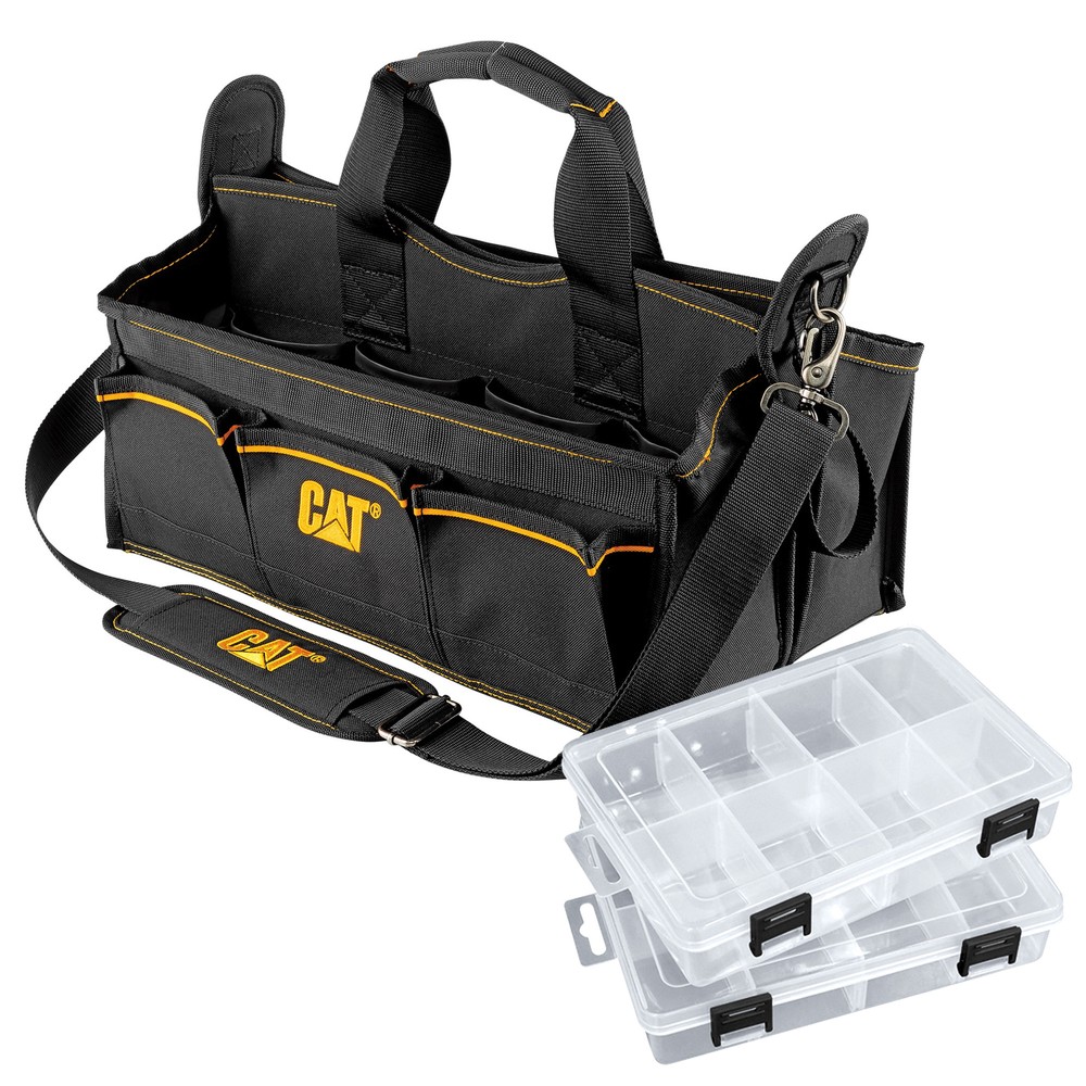 Cat 17 Inch Tech Tool Tote with Storage Cases - 240045