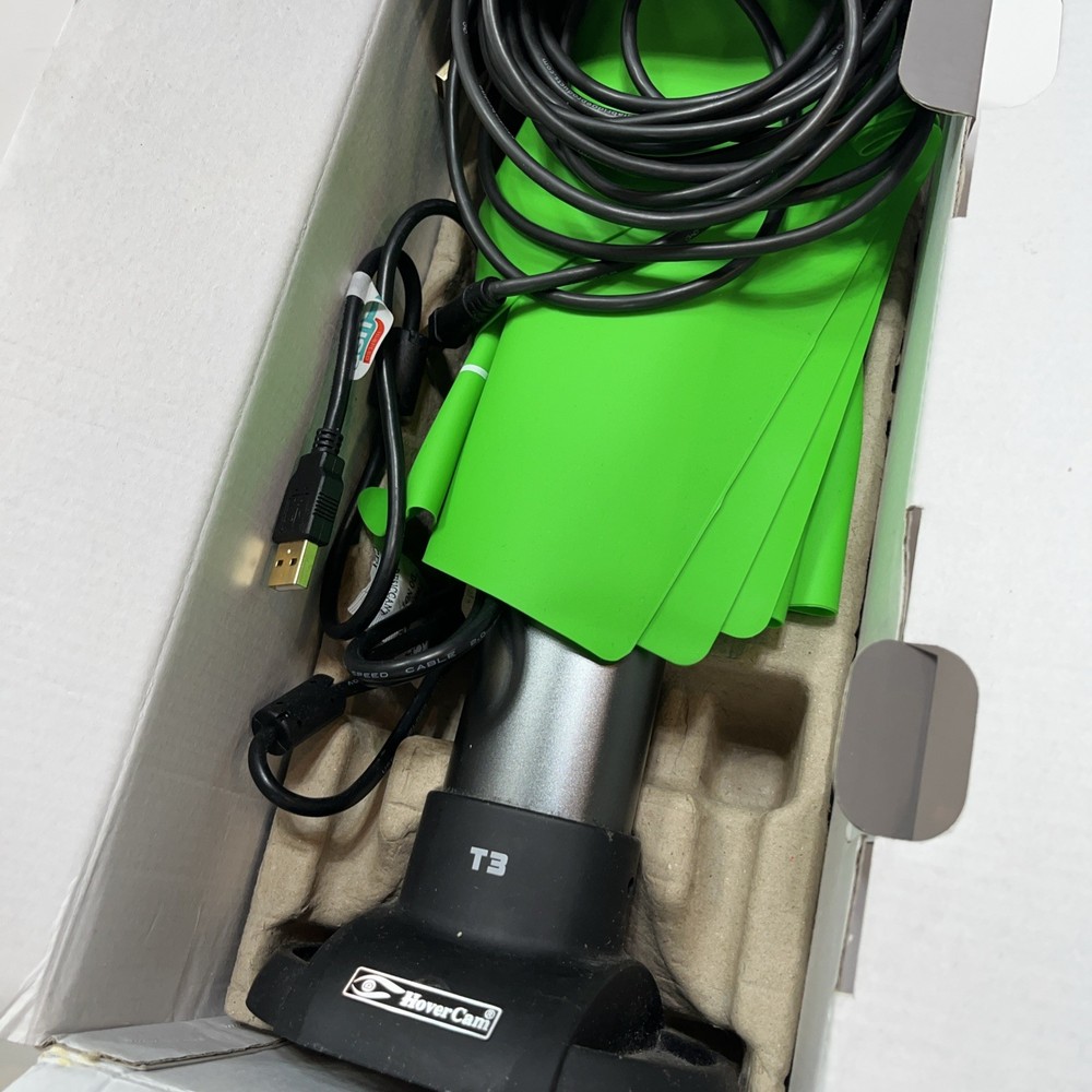 HoverCam T3 USB Document Camera 3 MegaPixel 30FPS 40x Digital Zoom w/ USB Cable