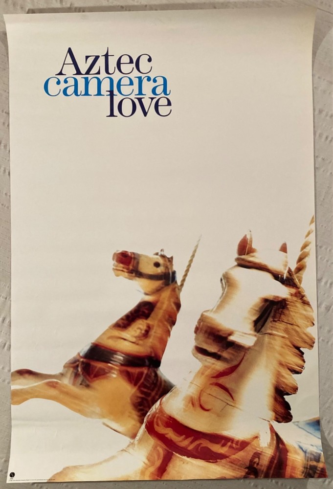 Aztec Camera 1987 Promo Poster Love Sire Records R