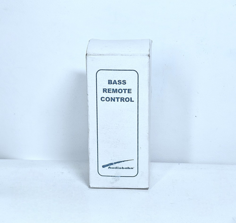 Bass Boost Remote Control With Wired Connection By Audiobahn