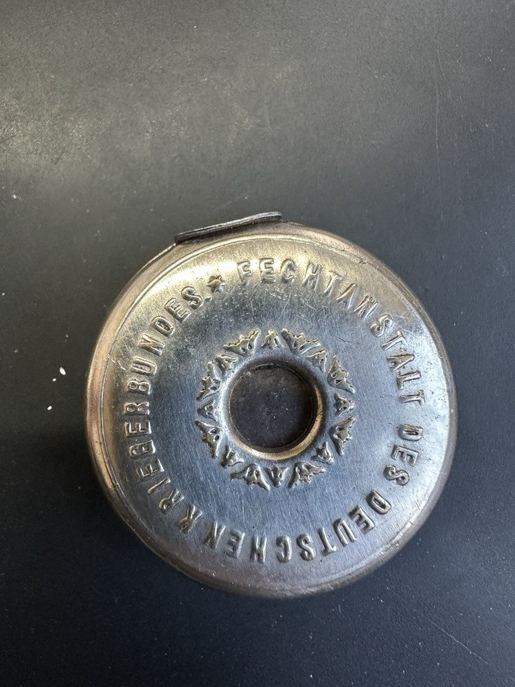 Antique German Pocket Compass & Pedometer w/ Integrated Cutting Blade