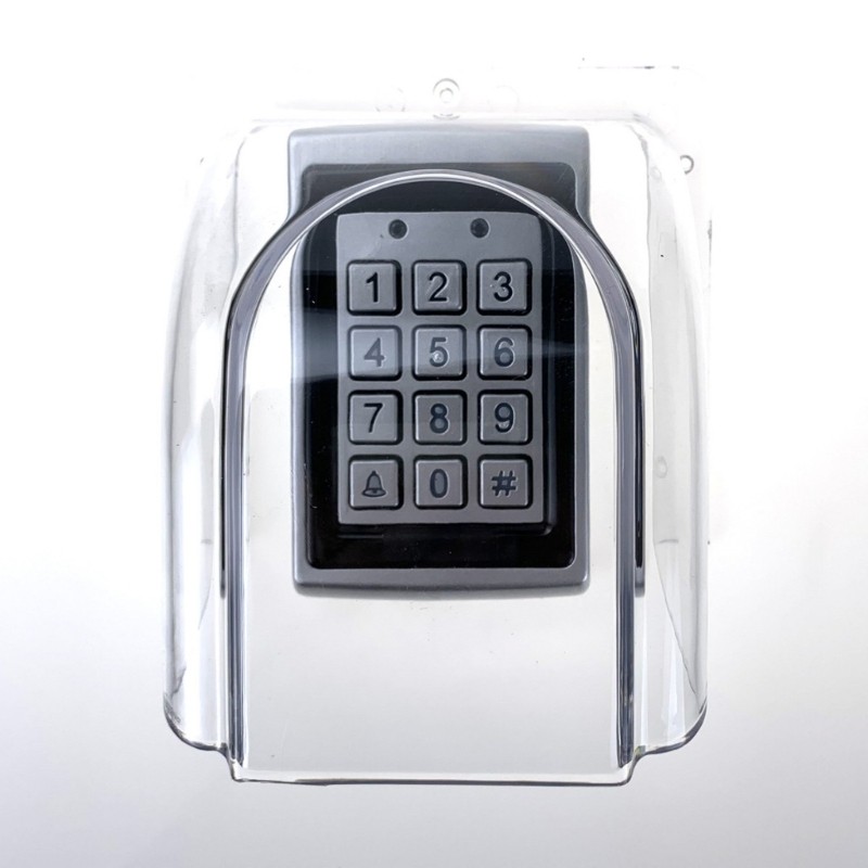 Rainproof Shell Protector for 86 Style Doorbell Universal Clear Keypad Cover