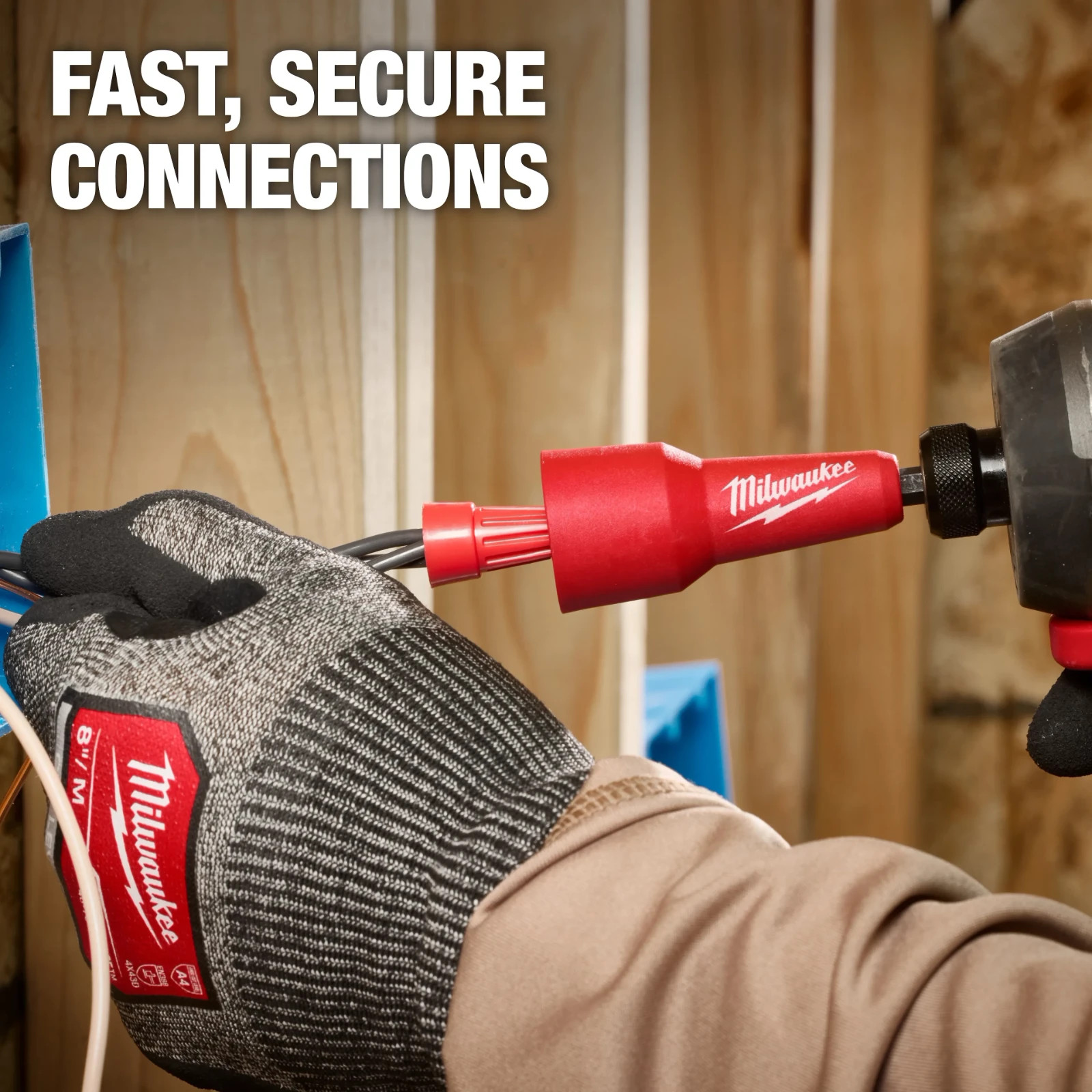 Milwaukee 48-32-6400 Wire Nut Twister, ¼" Hex Shank - New