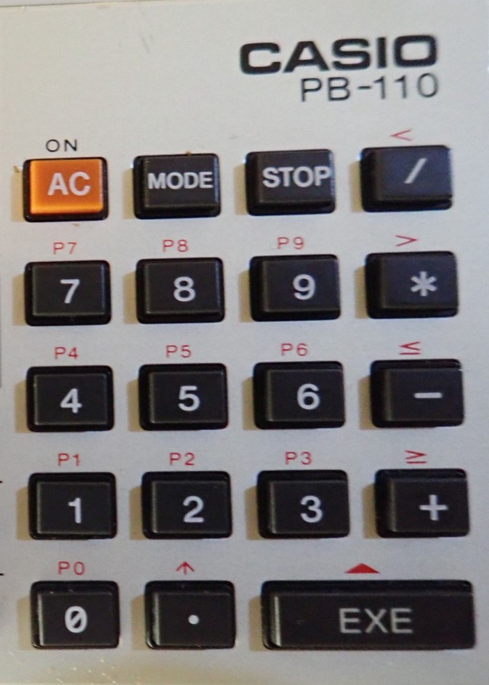 Vintage CASIO PB-110 Pocket Computer BASIC Programmable Calculator Japan
