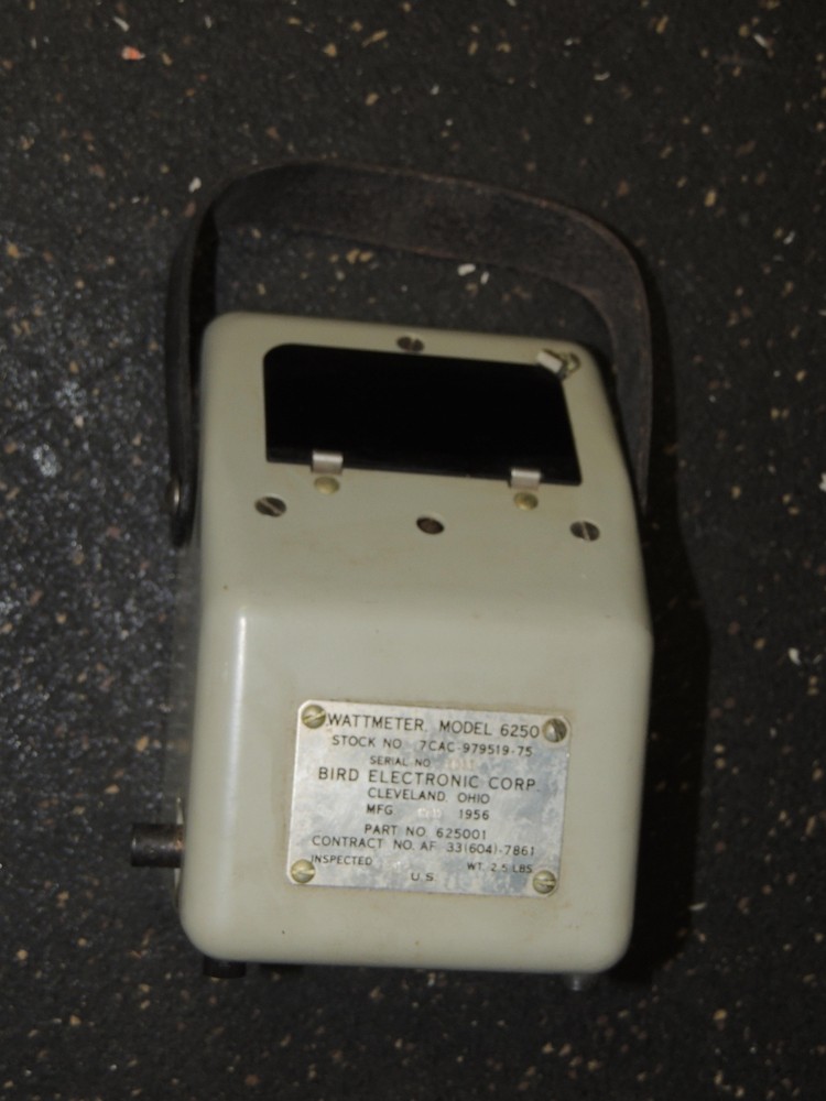 Bird Electronic Corp Wattmeter Milliwatts Model 6250