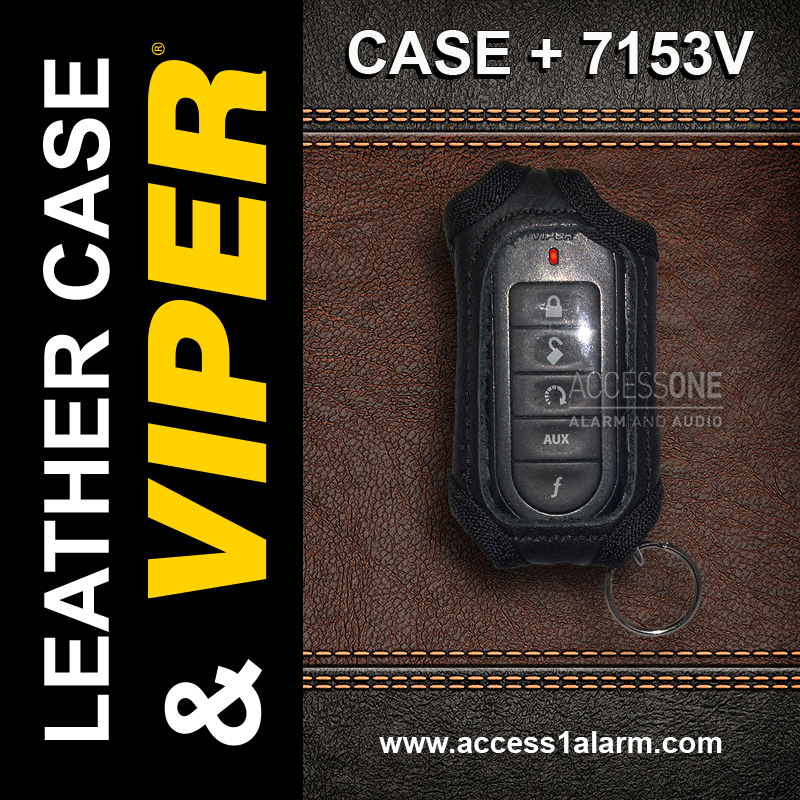 Viper 7153V 1-Way Remote Control WITH High Quality Leather Case For Viper 5601