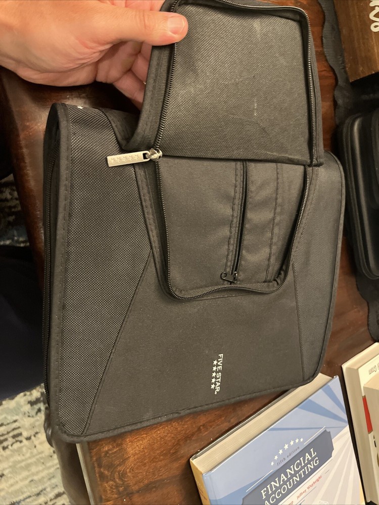 Mead Give Star 3 Ring Binder Soft Black