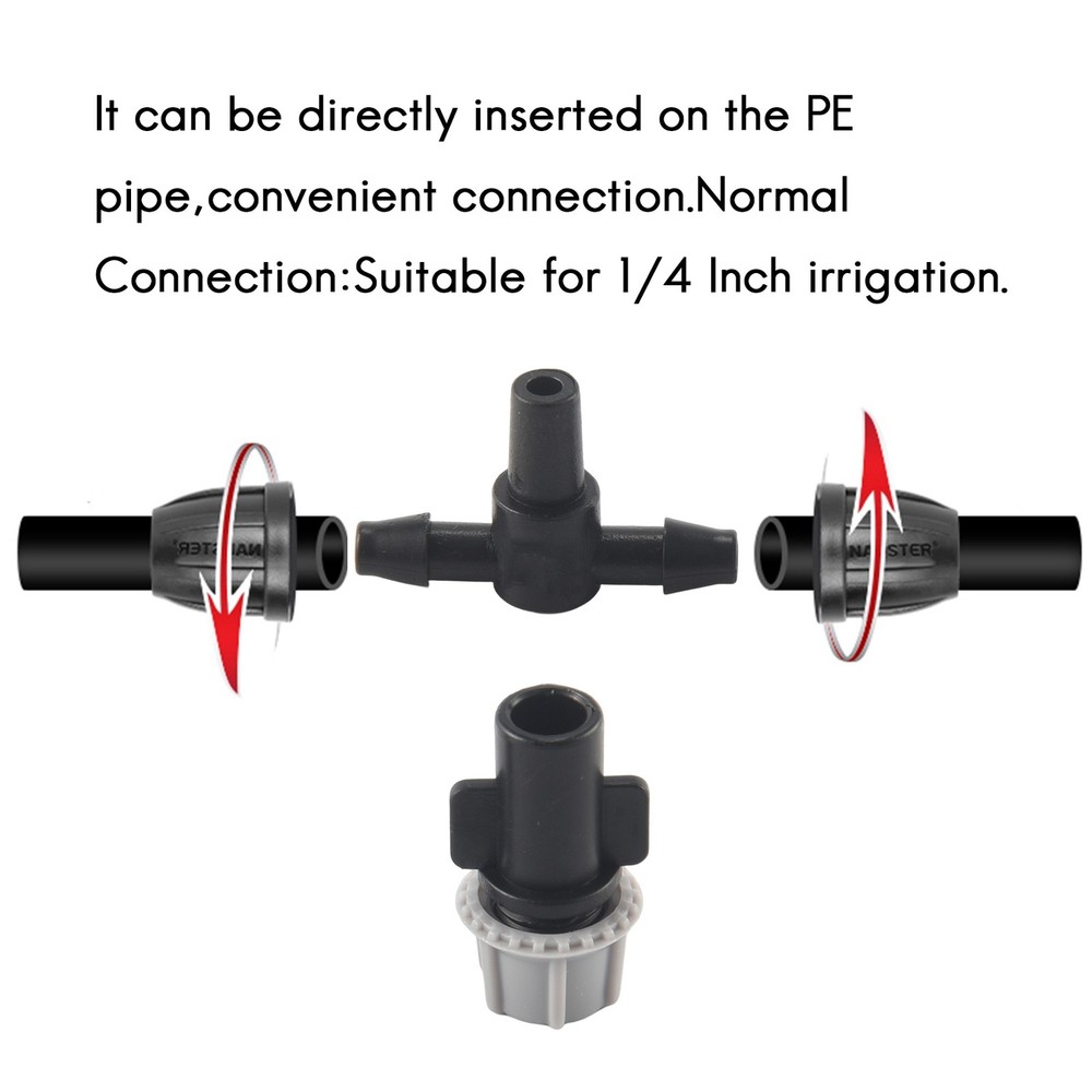 100Pcs(50 Pairs)Garden Irrigation Kit Adjustable Atomization Dripper2424