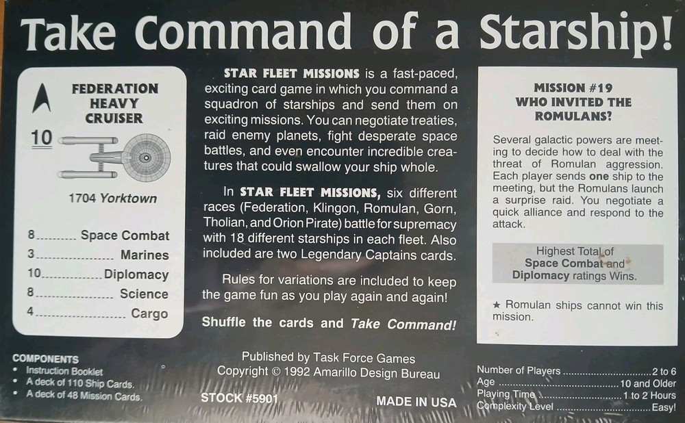 SFB Star Fleet Missions