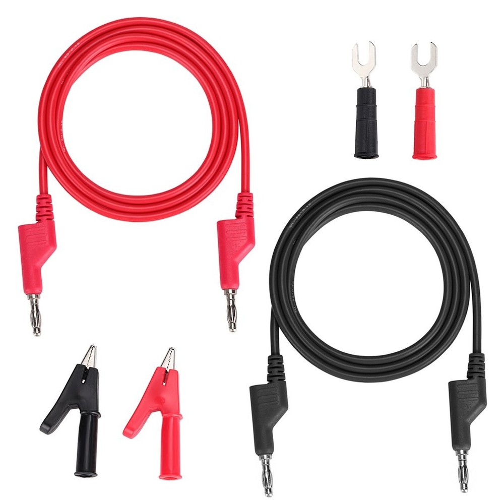 Sumnacon Stackable Banana Plug Alligator Clip Pure