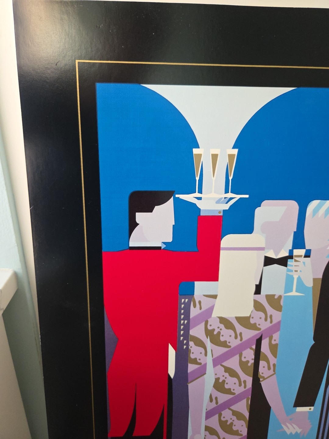 1984 GIANCARLO IMPIGLIA The Met Opera Poster On Board 25" × 30"