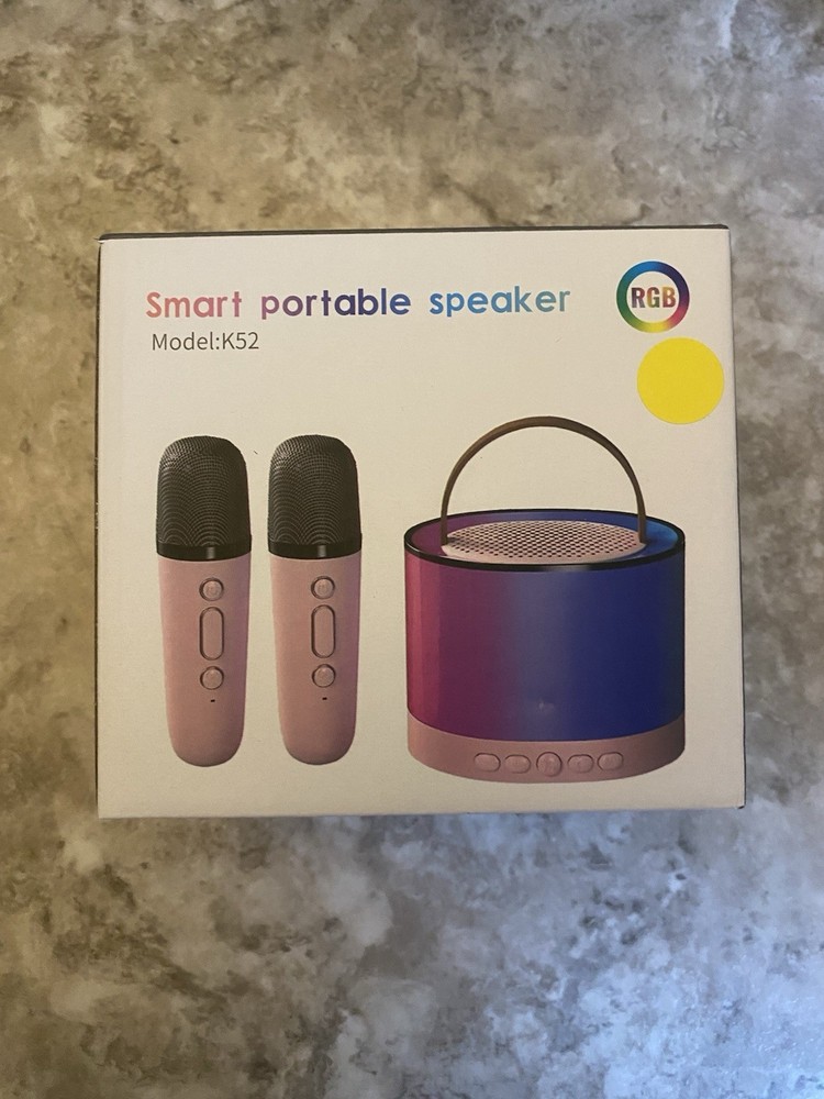 Mini Karaoke Machine, Pale Pink