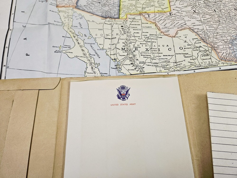 Literature & Maps from WWII footlocker