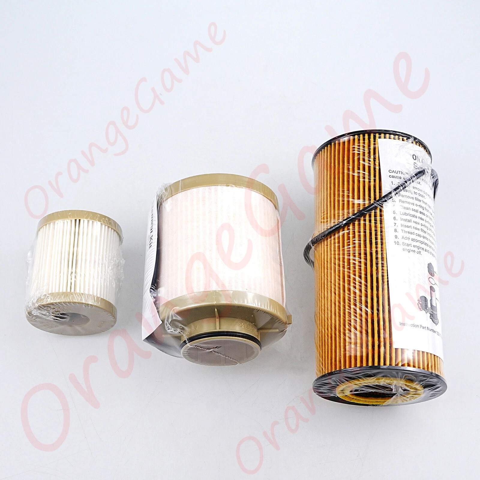 FD4616 FL2016 Oil & Fuel Filter Kit Ford 6.0L Powerstroke Diesel 2003-2007