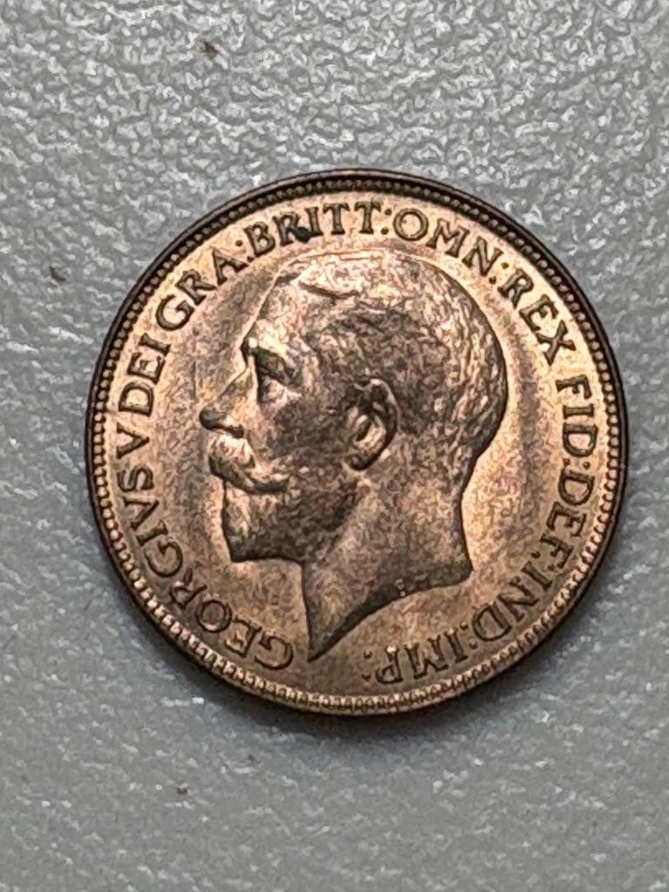 1925 Great Britain Farthing Nice Uncirculated Condition SKU#3845