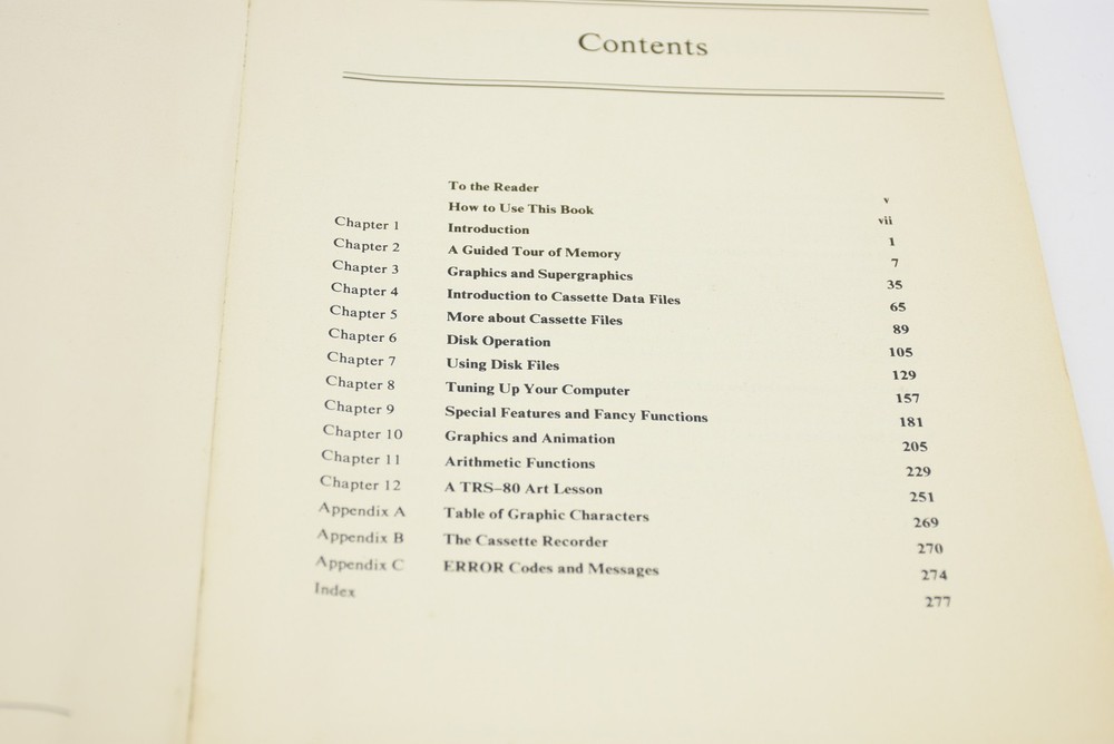 1981 RadioShack TRS-80 Advanced Level II BASIC A Learning Guide Cat No 62-2072