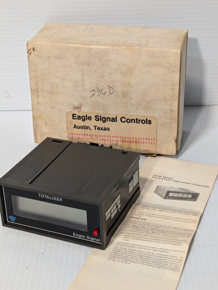 Eagle Signal DX101A602 Solid State Time/Count Totalizer