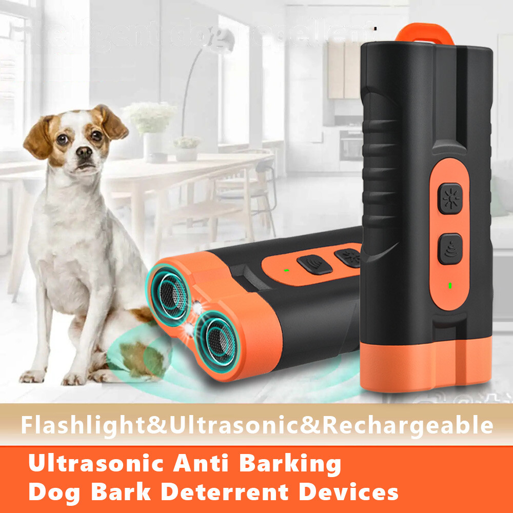 Ultrasonic Dog Repeller Anti Bark Device Stop Barking Humane Pet Training Tool