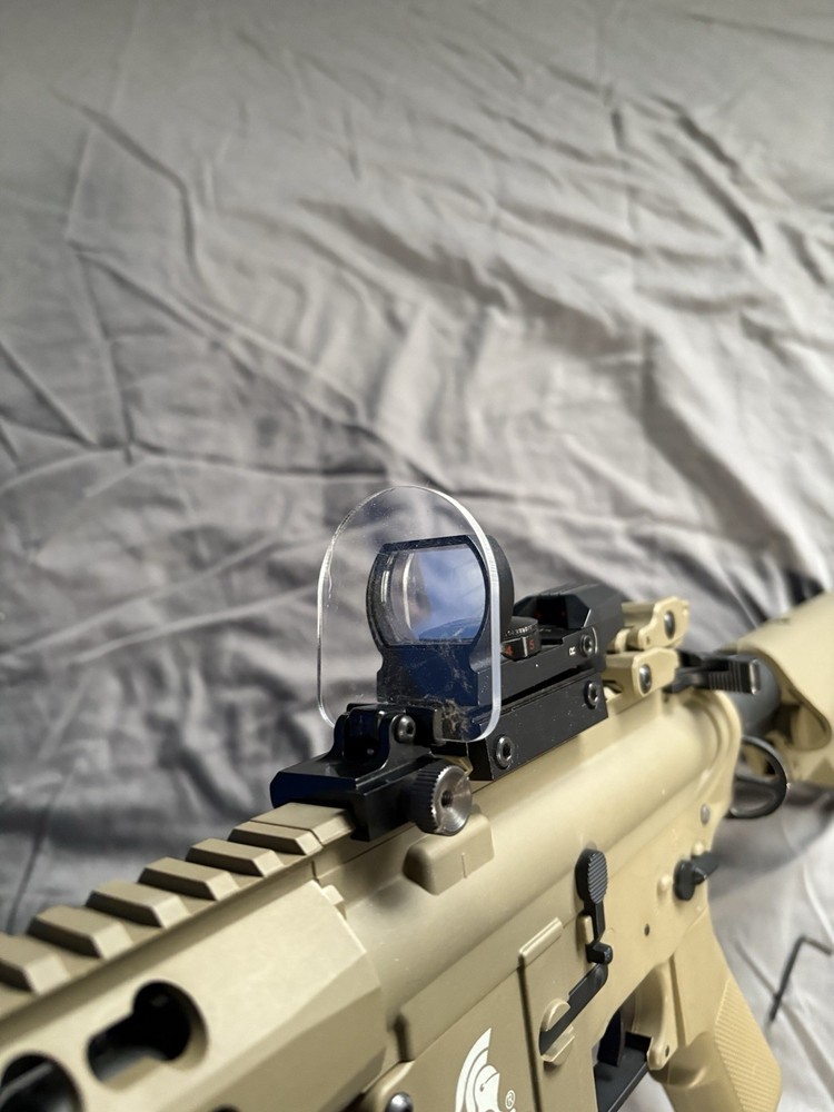 Lancer Tactical Gen 2 Tan Airsoft Rifle + starter bundle