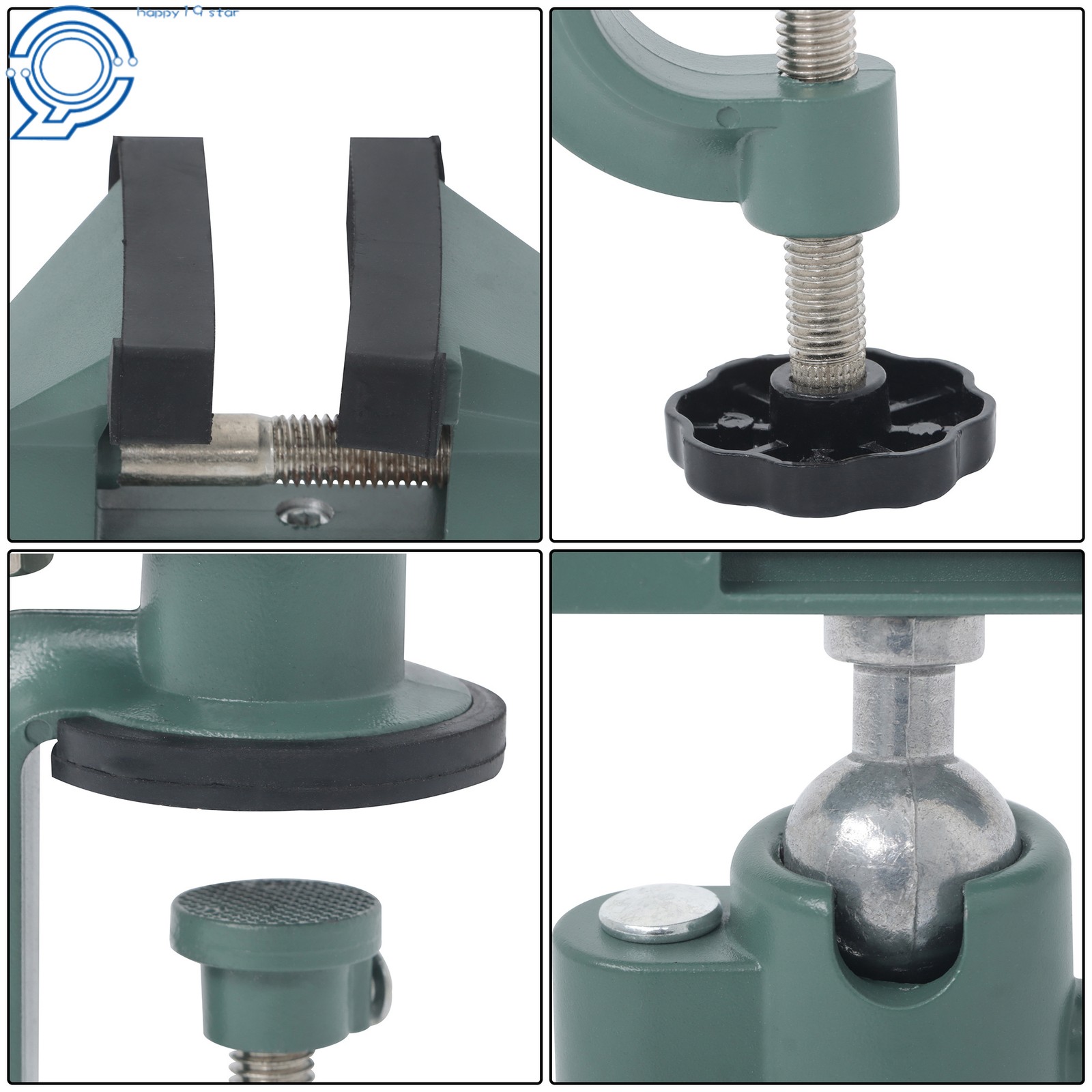 Work Bench Clamp 360° Swivel Rotating Hobby Crafts 3" Table Bench Vise Universal