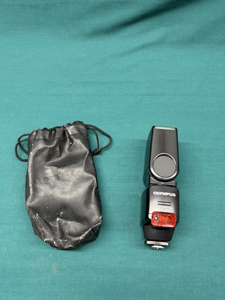 Olympus FL-40 Electronic Flash Unit with Case- Tested (4M)
