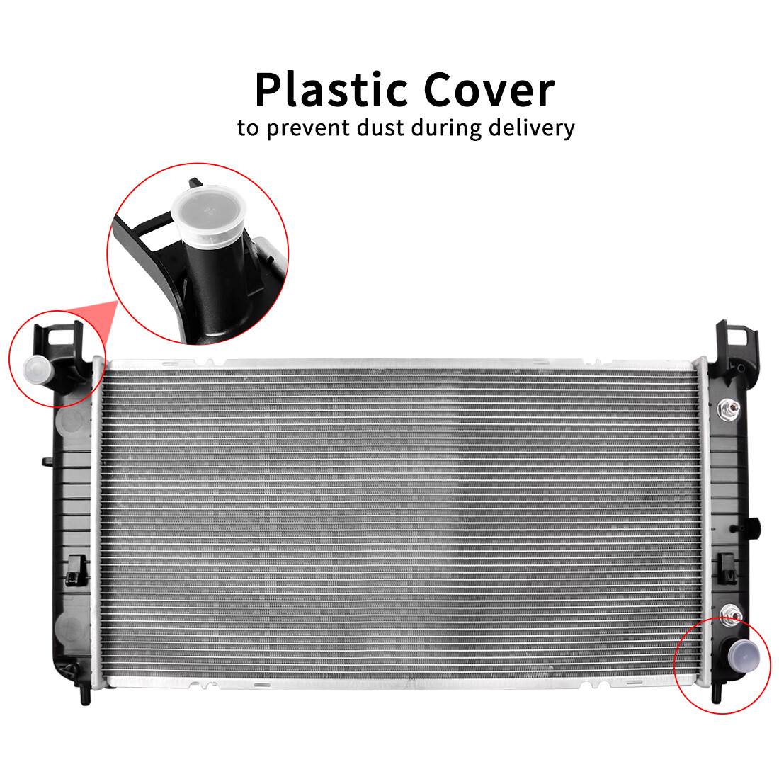 34'' Radiator for Chevy Silverado 1500 GMC Yukon Cadillac Escalade 4.8 5.3L 6.0L