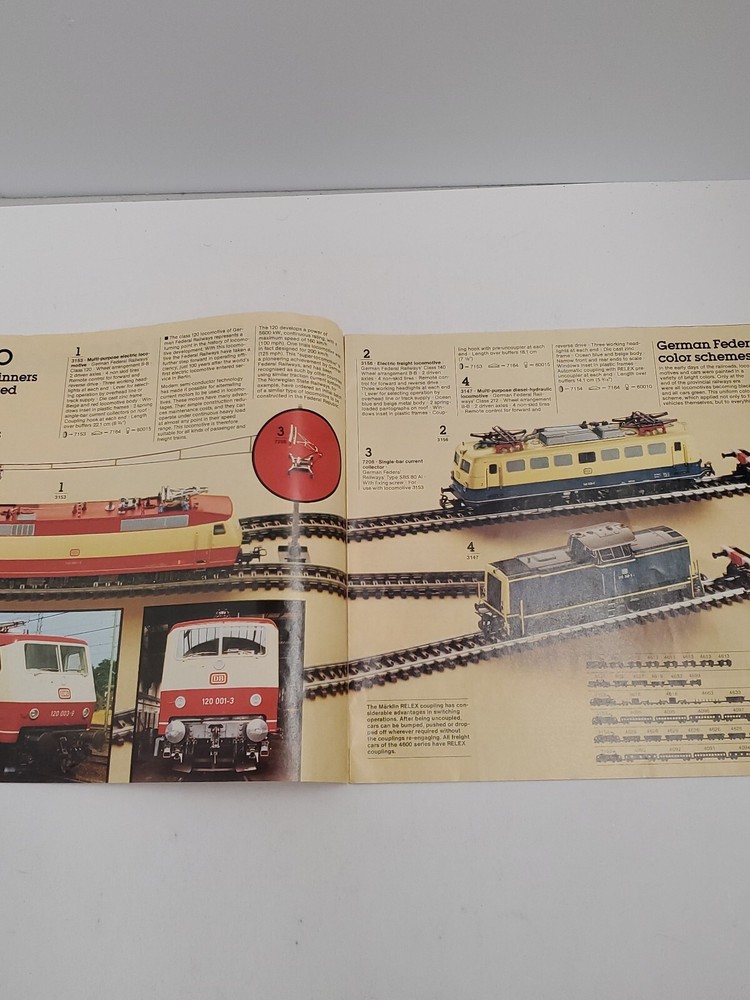 MARKLIN NEW ITEMS 1980 E CATALOG