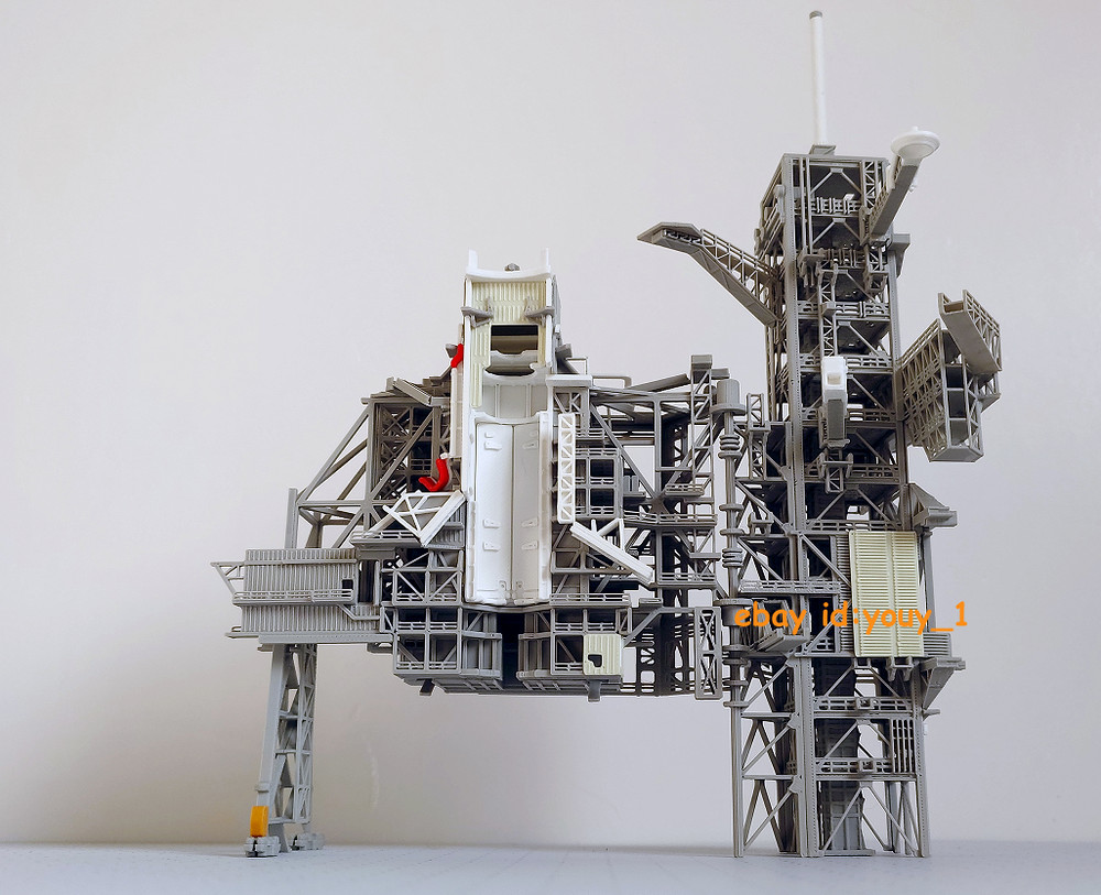 1/400 Space Shuttle on Launch PAD 3D Printing Model Builded A set
