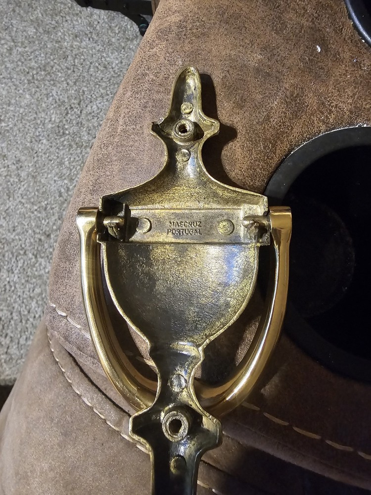 Vintage Brass Door Knocker Solid Brass