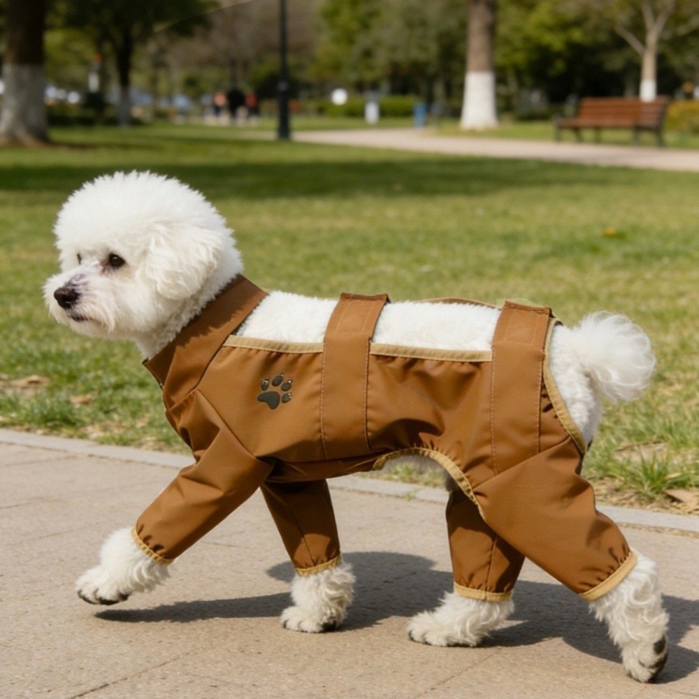 Adjustable Pets Jumpsuit Breathable Protective Pants  Pet Strolling