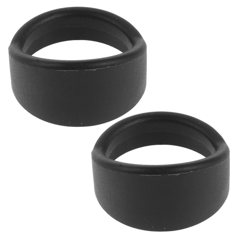 2 PCS Microscope Eyepiece Protective Cover Rubber Cap End Eyecup