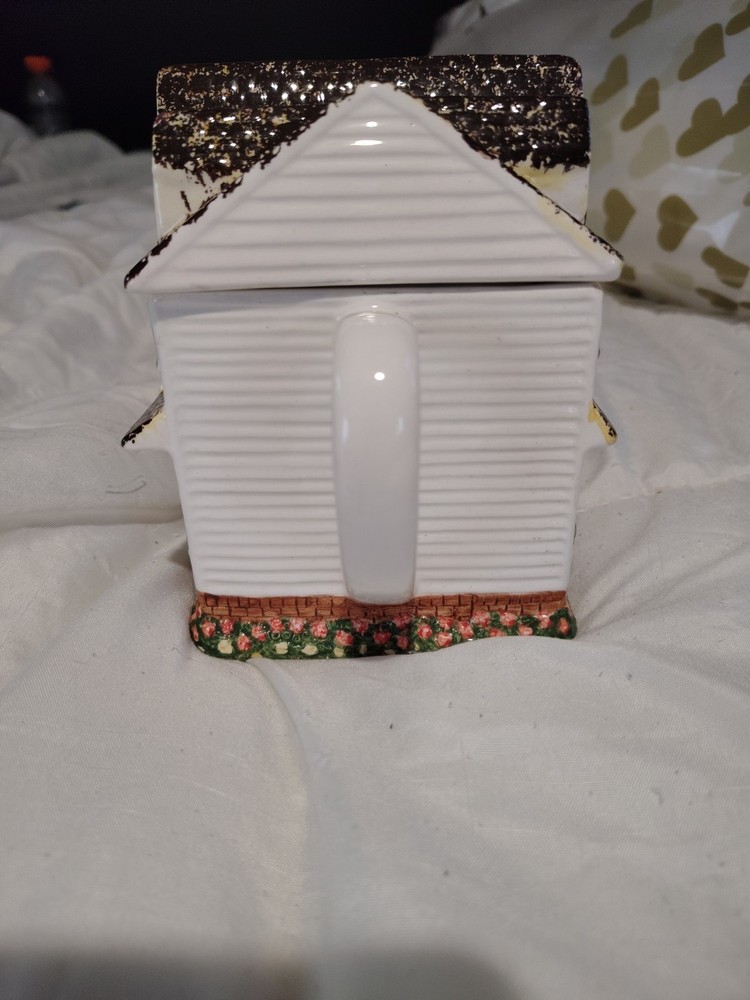 No Markings. Cute Ceramic "Tea Pot" w/ "Veterinary" on it. Mint Cond.