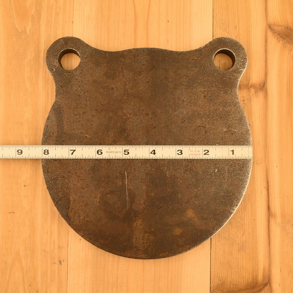 1/2" AR500 Shooting Target 8" Gong