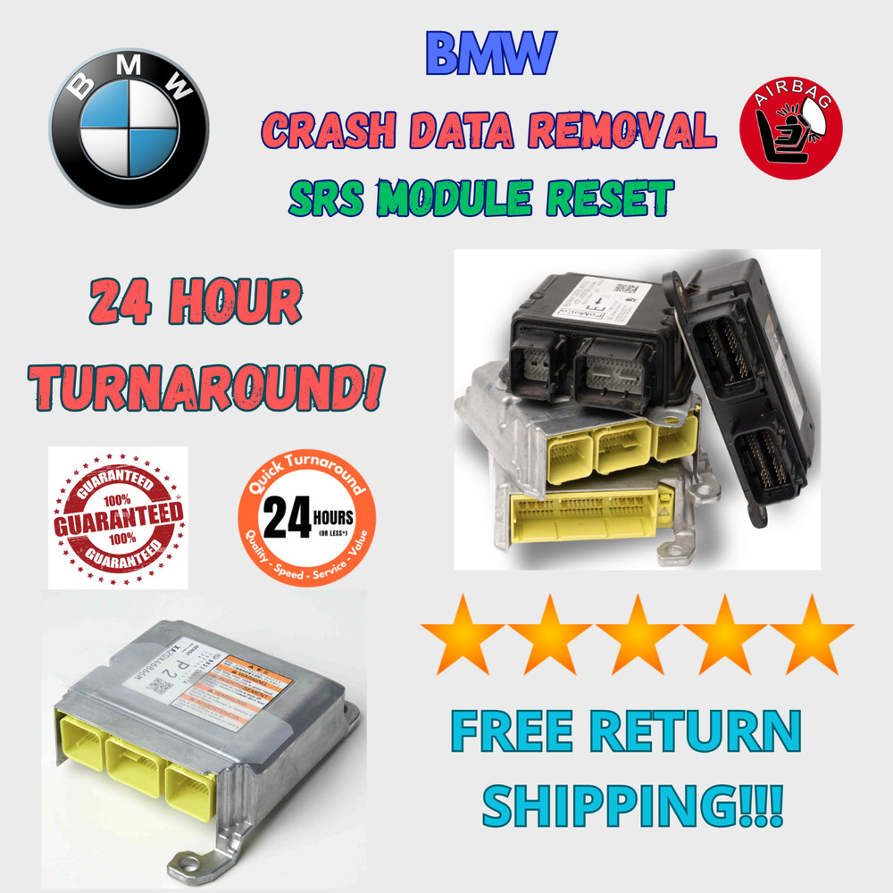 BMW SRS RESTRAINT MODULE RESET CRASH DATA CLEARING SERVICE