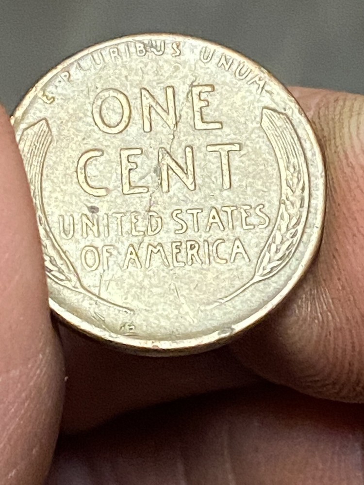 1948 Wheat Penny Lamination Error